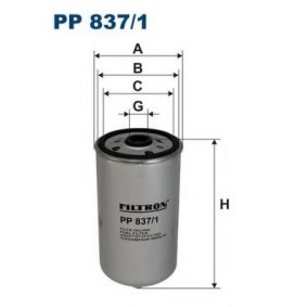 pedido PP837/1 Filtro de combustível FILTRON online
