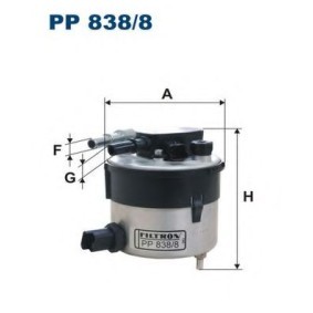 pedido PP838/8 Filtro de combustível FILTRON online