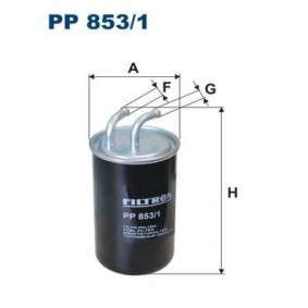 pedido PP853/1 Filtro de combustível FILTRON online