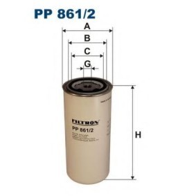 pedido PP861/2 Filtro de combustível FILTRON online