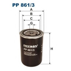 pedido PP861/3 Filtro de combustível FILTRON online
