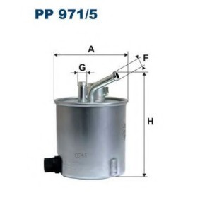 Filtro de combustível PP971/5 (Altura [mm]: 138 | ø saída [mm]: 10) compre barato