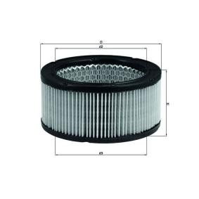 pedido LX 213 Filtro de ar MAHLE ORIGINAL online