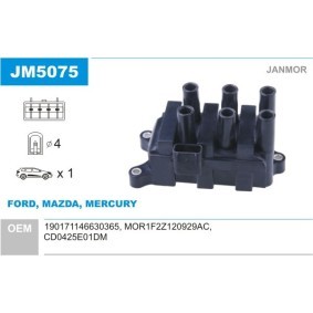 Bobina de ignição JM5075 (Peso [kg]: 0,910 | ) compre barato