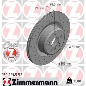 pedido 150.2945.52 Disco de travão ZIMMERMANN online